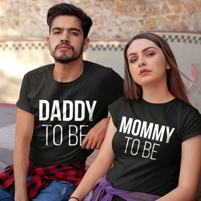 Mommy to be Daddy to be, Couple Shirts, Pregnancy reveal