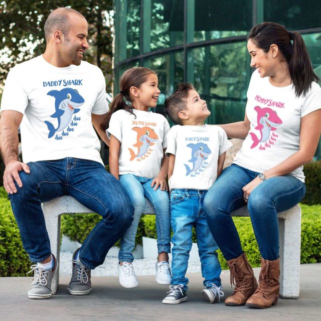 Daddy Shark Baby Shark Shirts, Mommy Shark, Family Shirts