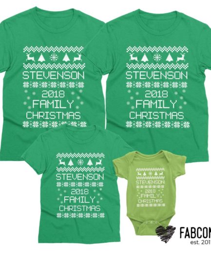 Christmas Family Shirts, Custom Family Name Shirts, Gift for Christmas