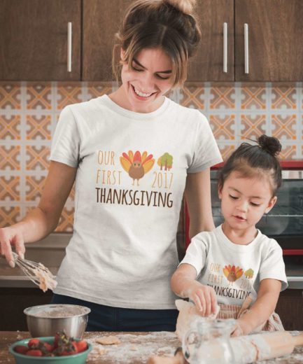 Our First Thanksgiving, Thanksgiving Family Shirts, Thanksgiving Outfit