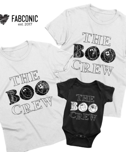 The Boo Crew Matching Shirts, Family Shirts, Funny Halloween Shirts