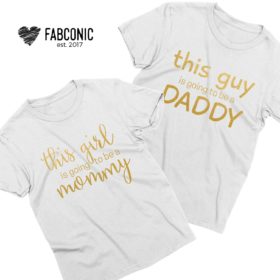 Pregnancy Reveal Shirts, This Girl Is Going To Be A Mommy, Matching 