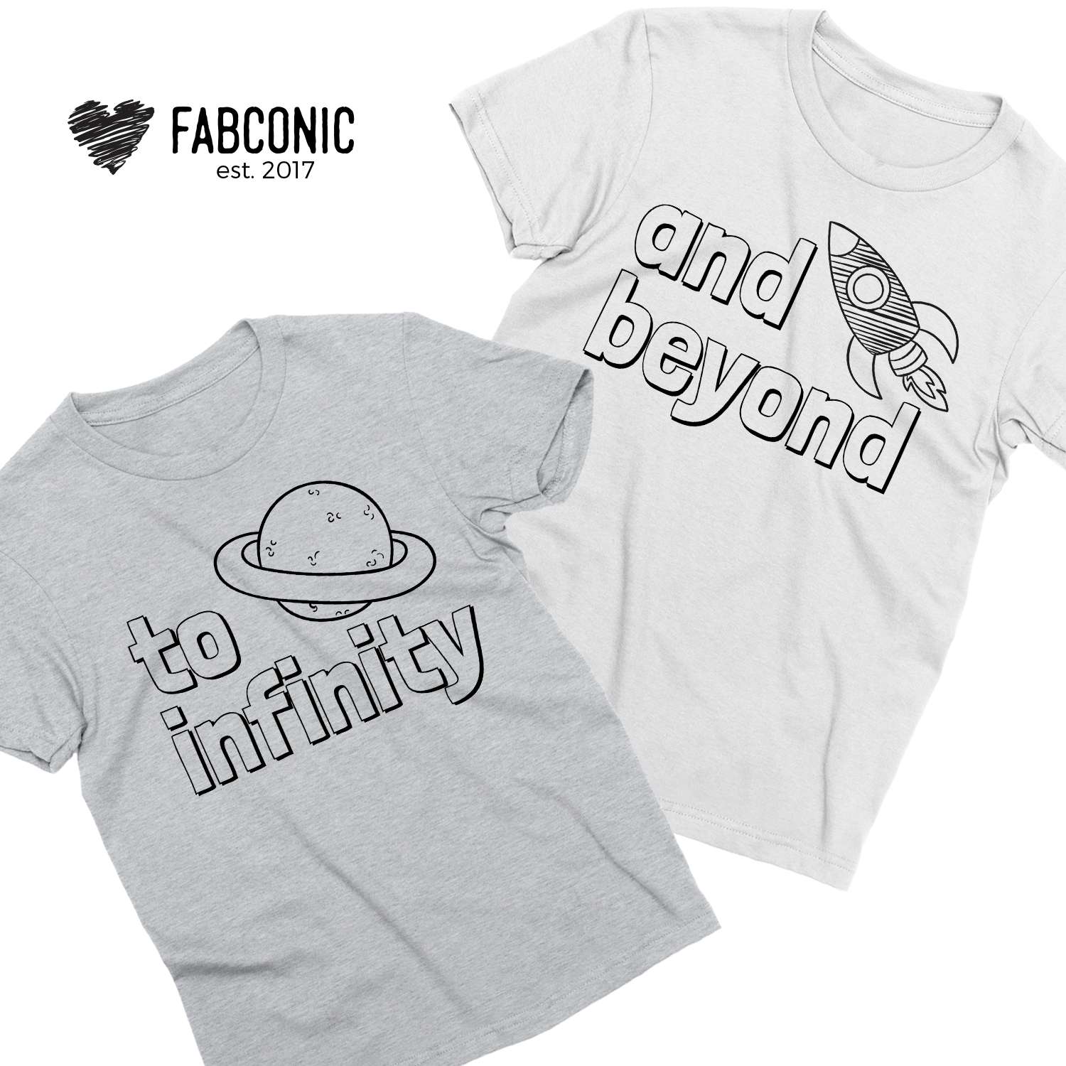 To Infinity and Beyond, Couple Shirts, Matching Shirts, Couples G...