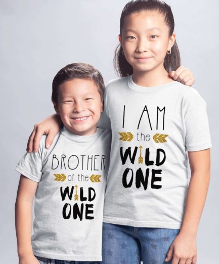 Brother Sister Wild One Shirts, I am the Wild One, Family Shirts