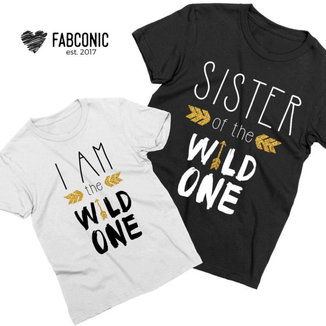 Wild One Siblings Shirts, Sister of the Wild One, I am the Wild One, Family Shirts
