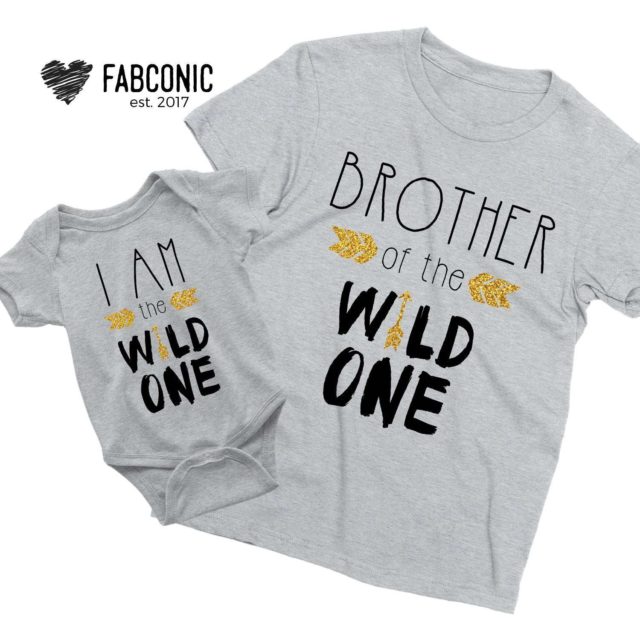 Brother Sister Wild One Shirts, I am the Wild One, Family Shirts