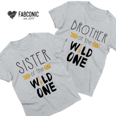 Funny Brother Sister Shirts, Wild One Shirts, Family Shirts