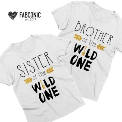 Funny Brother Sister Shirts, Wild One Shirts, Family Shirts