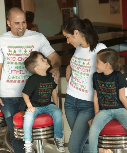 Christmas Family Shirts, Custom Family Name Shirts, Gift for Christmas