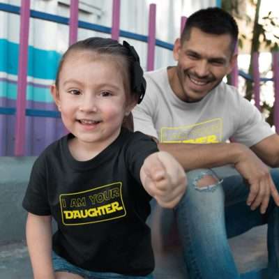 Funny Father Daughter Shirts, I am Your Father, I am Your Daughter