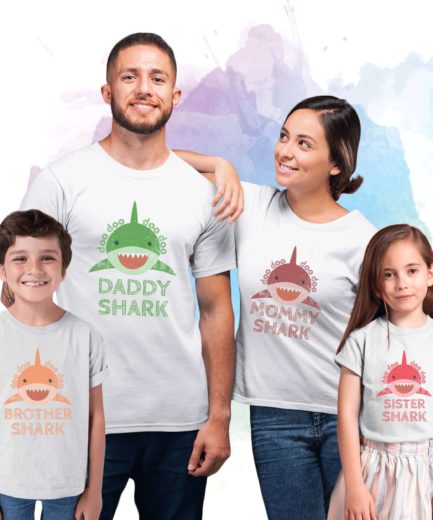 Baby Shark Doo Doo Shirt, Daddy Mommy Baby Shark, Family Shirts