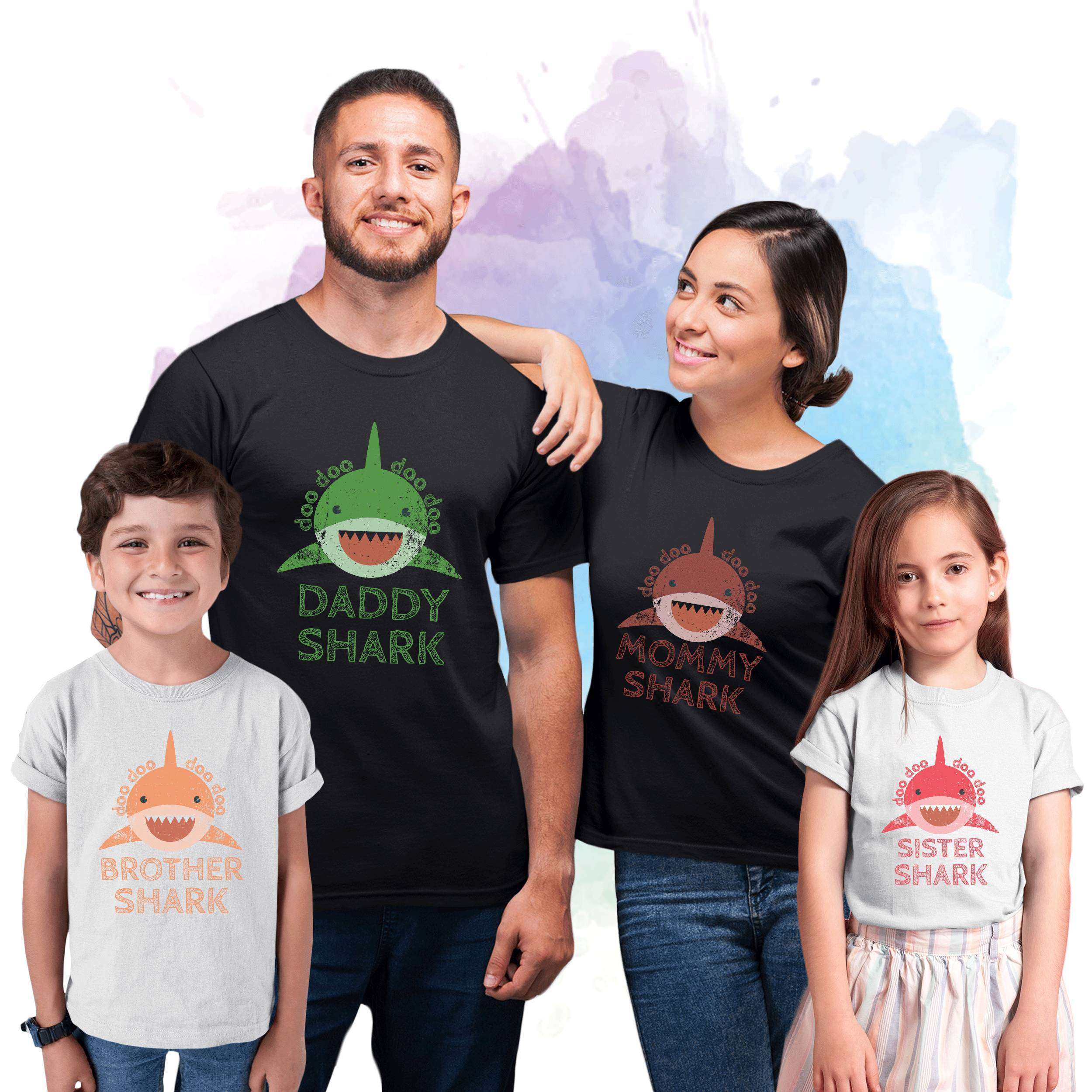 baby shark doo doo family shirts