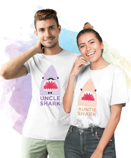 Baby Shark Aunt Shark Uncle Shark, Family Sharks, Family Shirts