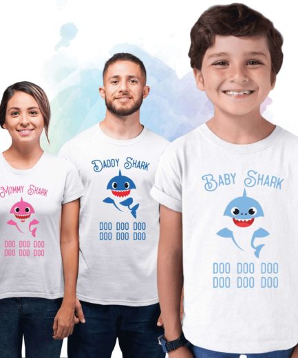 Mommy Daddy Baby Shark, Dancing Shark, Family Sharks, Family Shirts