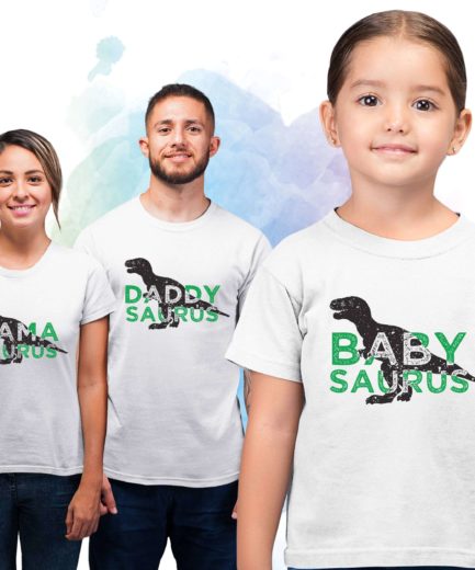 Daddysaurus Mamasaurus Babysaurus, Matching Family ShirtsDaddysaurus Mamasaurus Babysaurus, Matching Family Shirts