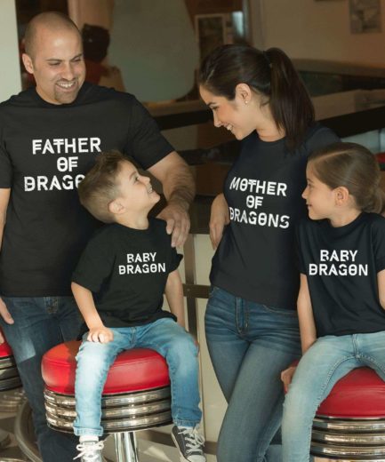 Mother of Dragons Shirt, Father of Dragons, Baby Dragon, GOT Family Shirts