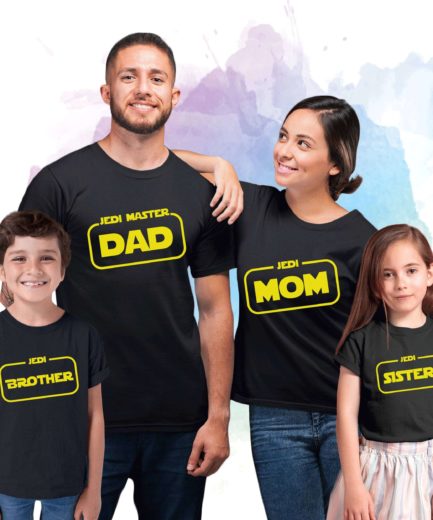 Jedi Family, Matching Family Shirts, Funny Jedi Shirts, Mom Dad Baby