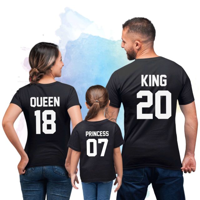 King Queen Prince Princess Shirts, Family Shirts, King and Queen Shirts