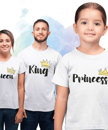 King Queen Prince Princess Family Shirts, Crowns, Family Shirts