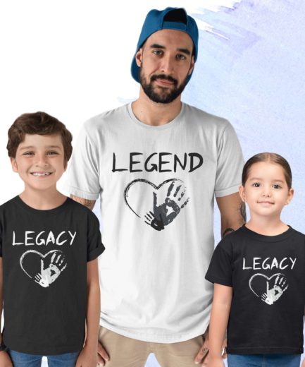 Legend Legacy Shirts, Family Shirts, Matching Legend and Legacy Shirts