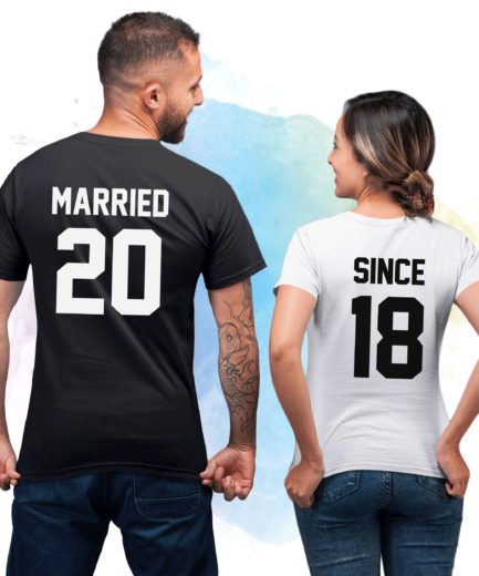 Married Since Shirts, Couple Shirts, Anniversary Gift