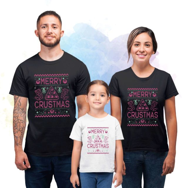 Merry Crustmas Family Shirts, Christmas Family Matching Shirts