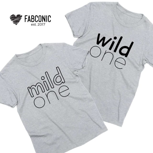 Mild One Wild One Shirts, Best Friend Matching Shirts, Siblings Shirts