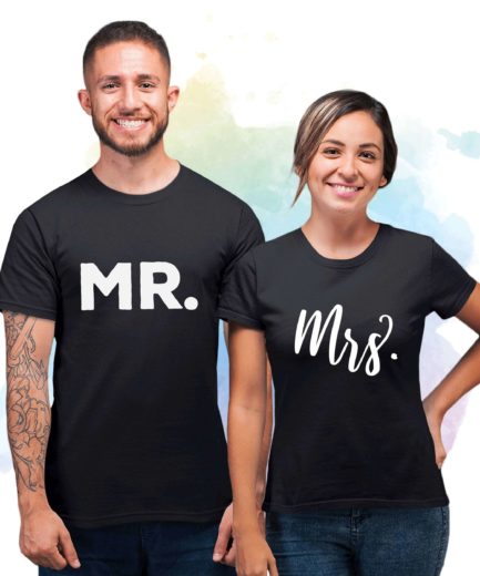 Mr Mrs Couple Shirts, Anniversart Couples Shirts, Honeymoon Shirts