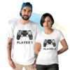 Player 1 Player 2 Couple Shirts, Matching Shirts for Couples