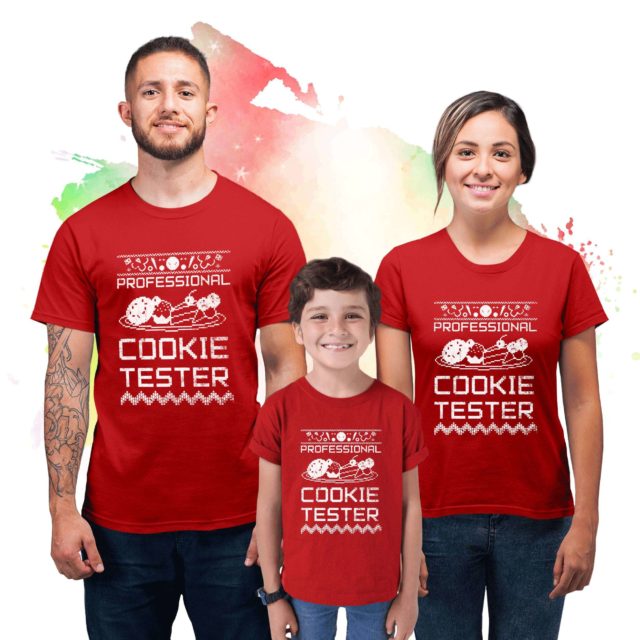 Professional Cookie Tester Shirt, Christmas Family Shirts