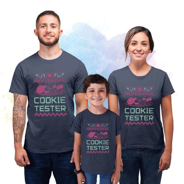Professional Cookie Tester Shirt, Christmas Family Shirts