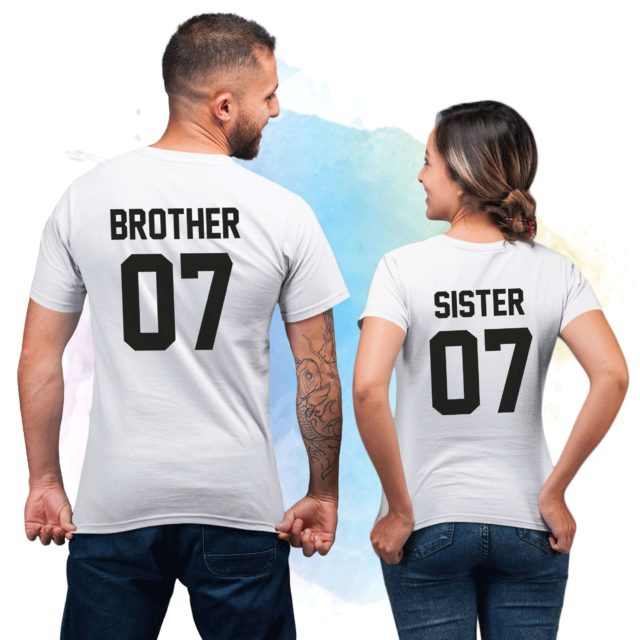 Brother Sister Shirts, Siblings Matching Shirts, Gift for Sister, Gift for Brother