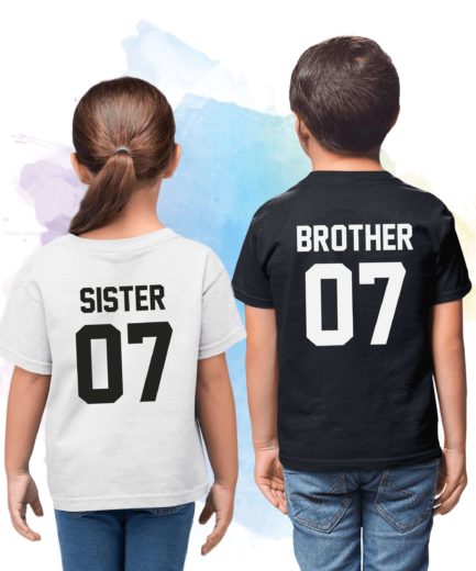 Brother Sister Shirts, Siblings Matching Shirts, Gift for Sister, Gift for Brother