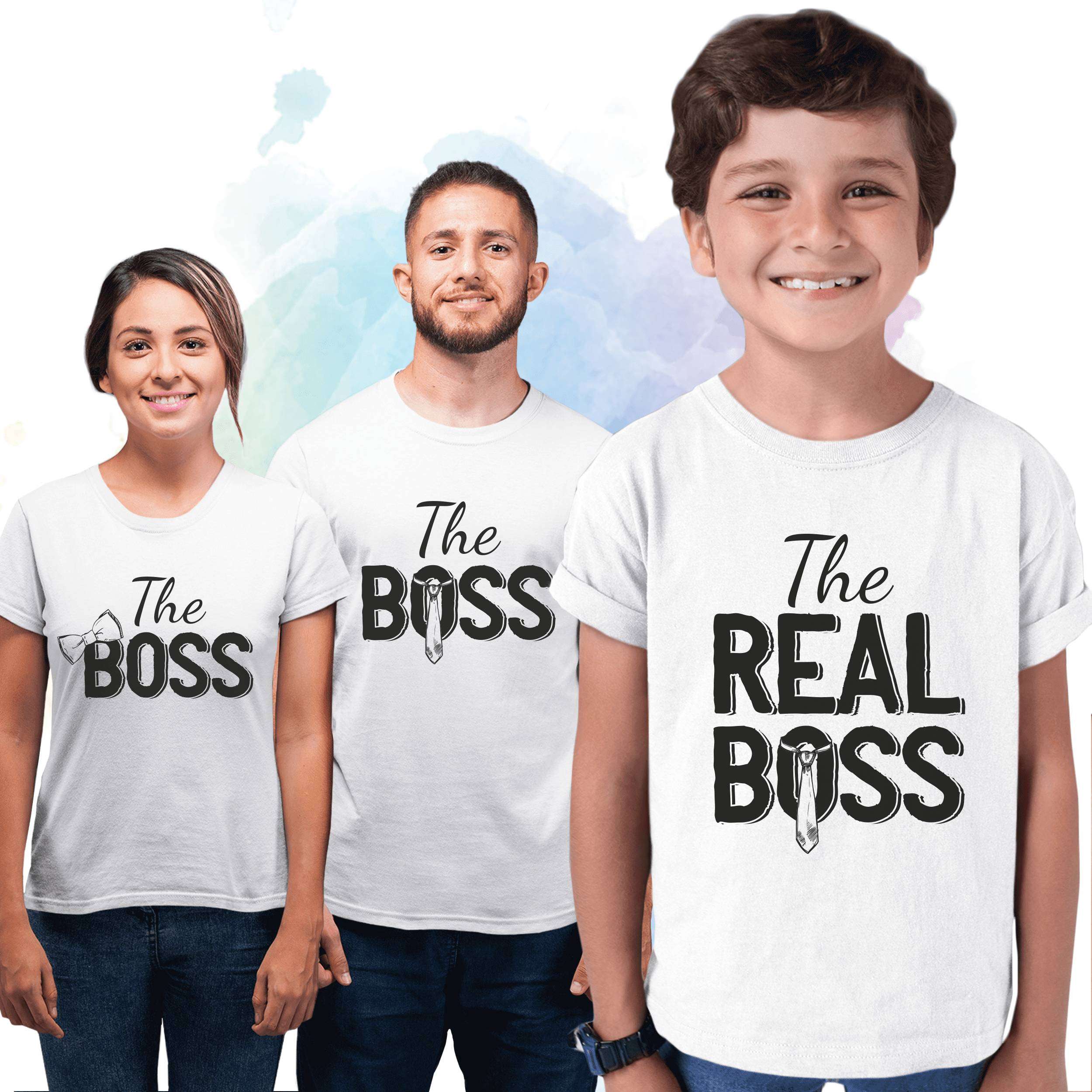 Boss Real Boss Family Shirts, Family 