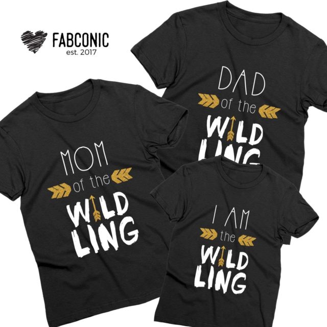 Wildling Family GOT Shirts, Dad Mom I am the Wildling, GOT Family Shirts