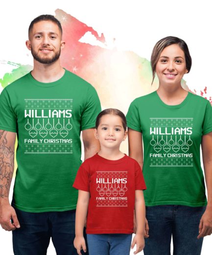 Custom Ugly Christmas Shirts, Christmas Family Matching Shirts