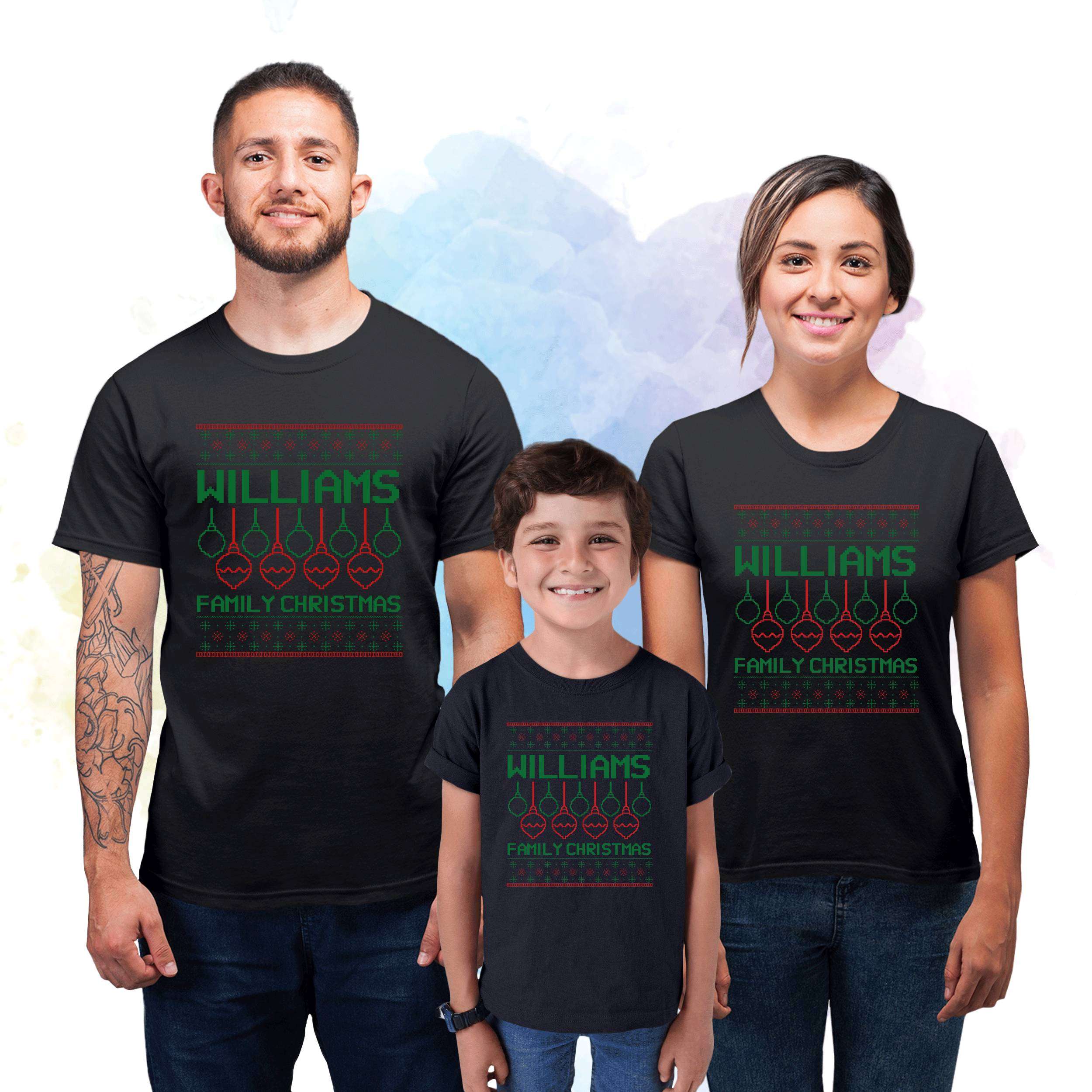 Ugly Family Shirt Matching Family Christmas Shirt Christmas Family Gift Shirt Ugly Christmas Family Shirt