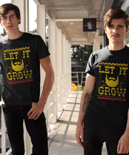 Let It Grow Christmas Mens Shirt, Christmas Gift for Men, Christmas Gift