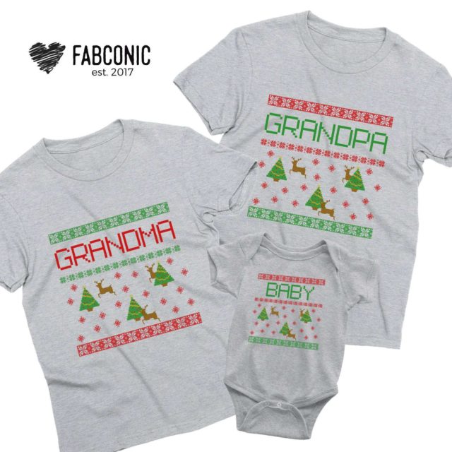 Mommy Daddy Baby Ugly Family Shirts, All Family Members, Christmas Shirts