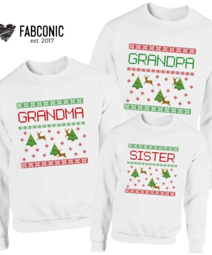 Grandma best sale christmas sweatshirts