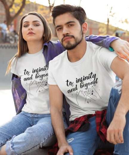 To Infinity and Beyond Shirt, Couples Matching Shirts, Couples Gift