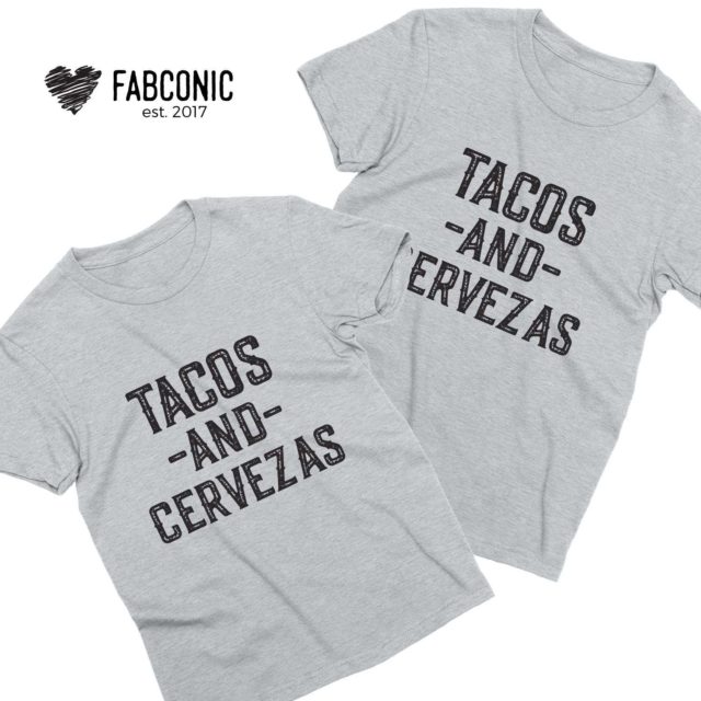 Tacos and Cervezas Shirt, Cinco de Mayo Shirt, Funny Gift for Women