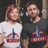 Merica and Beer Shirt, 4th of July Couple Shirts, Matching Shirts