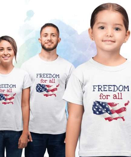 Freedom for All Shirts, 4th of July Family Shirts, Family Shirts