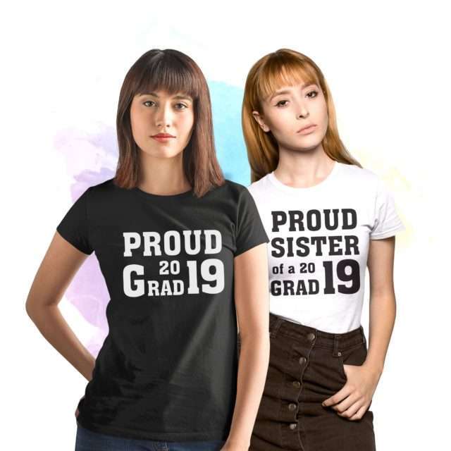 Proud Grad Shirt, Custom Year, Siblings Shirts, Back to School Shirts