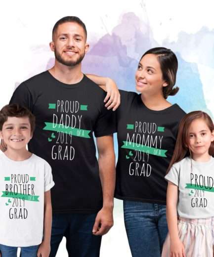 Grad Family Shirts, Mommy of a Grad, Daddy of a Grad, Custom Family Shirts