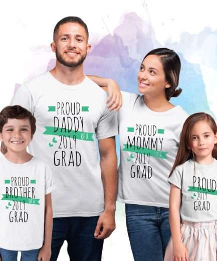 Grad Family Shirts, Mommy of a Grad, Daddy of a Grad, Custom Family Shirts