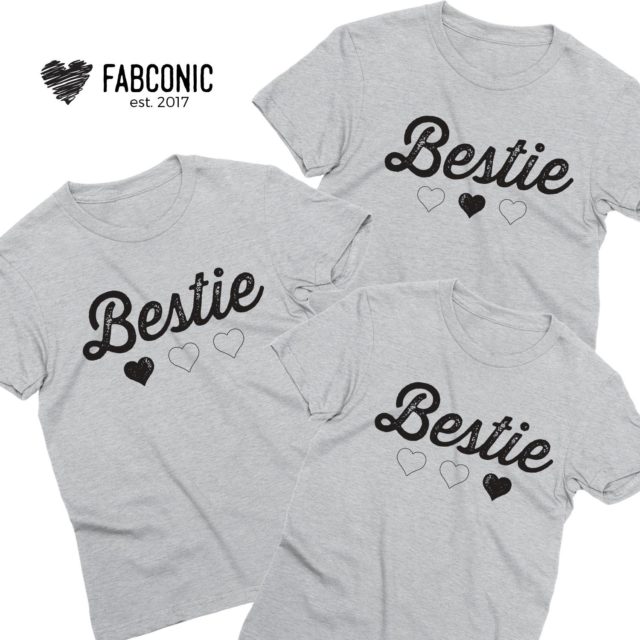Bestie Shirts, Bestie Hearts, Best Friends Gift, Galentine's Day Shirts