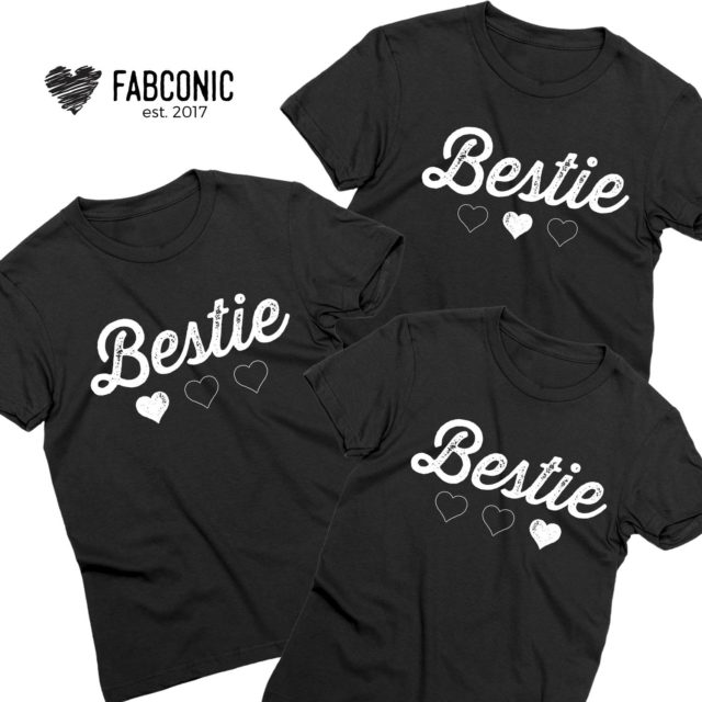 Bestie Shirts, Bestie Hearts, Best Friends Gift, Galentine's Day Shirts