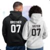 Brother Sister Matching Hoodies, Family Hoodies, Sibling Hoodies